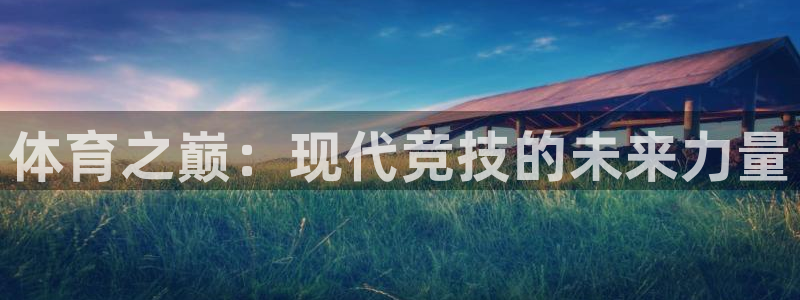 JJB竞技宝官网下载软件：体育之巅：现代竞技的未来力量
